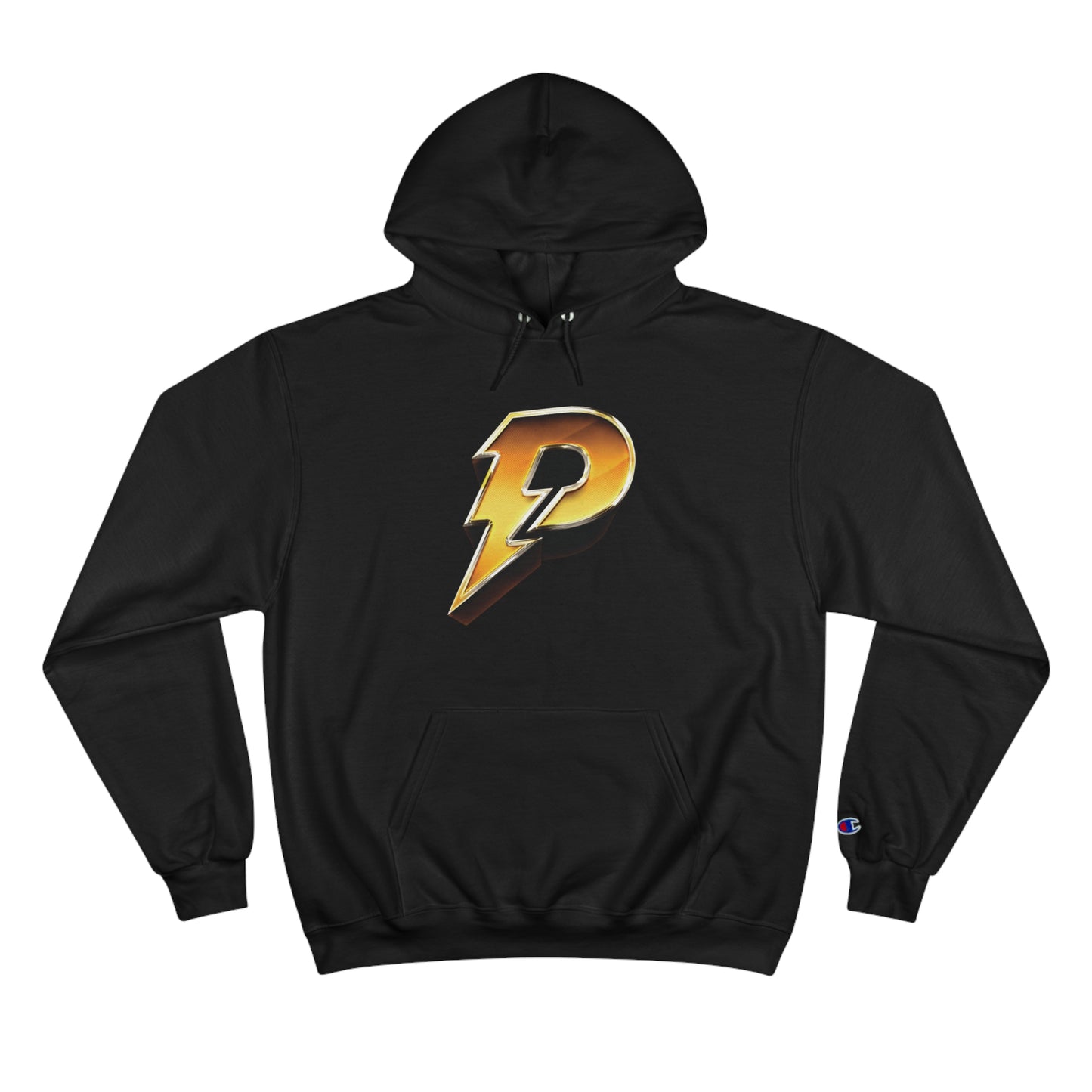 POWER X CHAMPION HOODIE BLACK