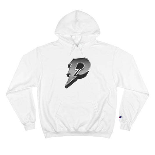 POWER X CHAMPION HOODIE WHITE